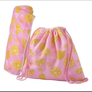 ULTA towel drawstring bag, NWT